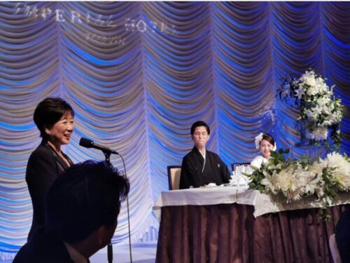 おじま紘平と妻嫁の結婚式