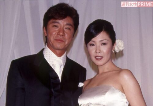 西城秀樹と奥様との結婚式の画像